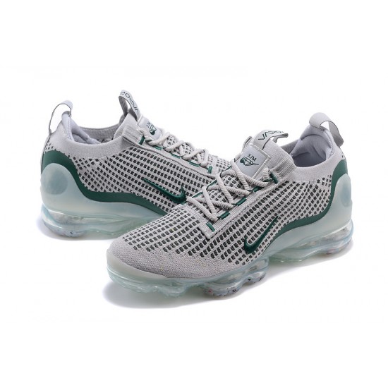 Donna/Uomo Air VaporMax 2021 Flyknit Grigio Verde DN3074-001 Scarpe Da Ginnastica