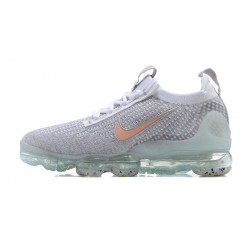 Donna/Uomo Air VaporMax 2021 Flyknit Grigio Arancione DH4090-002 Scarpe Da Ginnastica