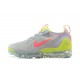 Donna/Uomo Air VaporMax 2021 Flyknit Grigio Rosa DH4088-002 Scarpe Da Ginnastica