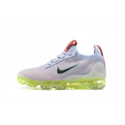 Donna/Uomo Air VaporMax 2021 Flyknit Grigio Giallo DC4112-003 Scarpe Da Ginnastica