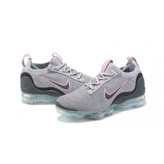 Donna/Uomo Air VaporMax 2021 Flyknit Rosa Grigio DB1550-004 Scarpe Da Ginnastica