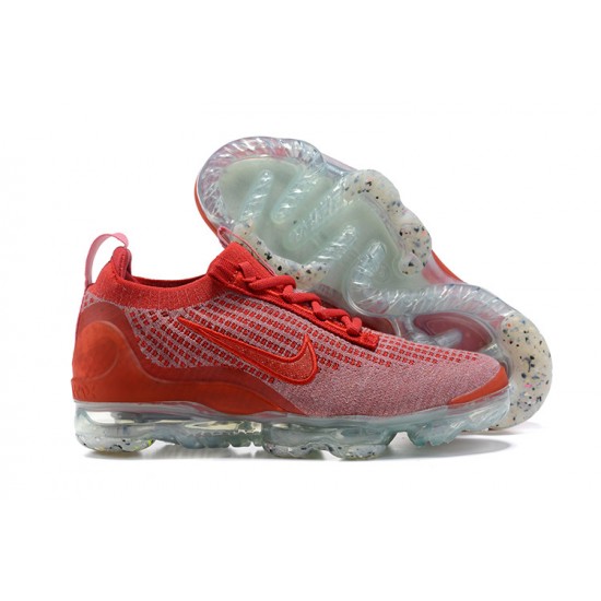 Donna/Uomo Air VaporMax 2021 Flyknit Rosso DC4112-800 Scarpe Da Ginnastica