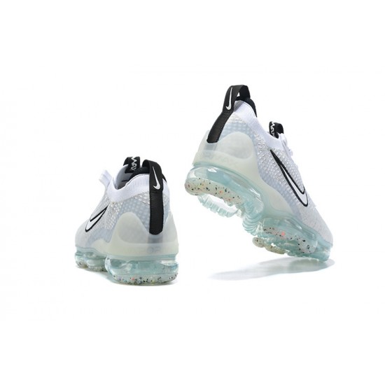 Donna/Uomo Air VaporMax 2021 Flyknit Bianco Nero DB1550-100 Scarpe Da Ginnastica