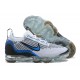 Donna/Uomo Air VaporMax 2021 Flyknit Bianco Blu DM0025-001 Scarpe Da Ginnastica