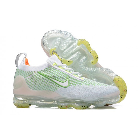 Donna/Uomo Air VaporMax 2021 Flyknit Bianco Verde FD0871-100 Scarpe Da Ginnastica