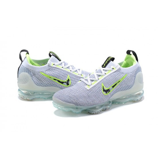 Donna/Uomo Air VaporMax 2021 Flyknit Bianco Grigio DB1550-005 Scarpe Da Ginnastica