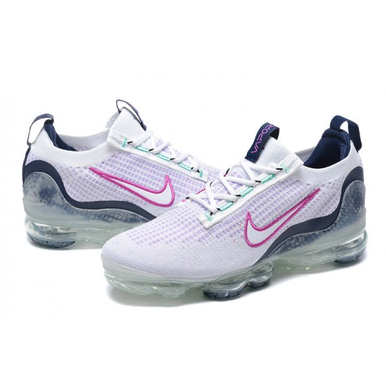 Donna/Uomo Air VaporMax 2021 Flyknit Bianco Rosa DB1550-105 Scarpe Da Ginnastica