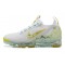 Donna/Uomo Air VaporMax 2021 Flyknit Bianco Giallo Scarpe Da Ginnastica