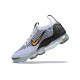 Donna/Uomo Air VaporMax 2021 Flyknit Bianco Giallo and Nero Scarpe Da Ginnastica