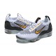 Donna/Uomo Air VaporMax 2021 Flyknit Bianco Giallo and Nero Scarpe Da Ginnastica