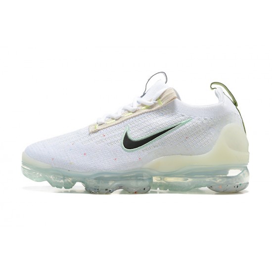 Donna/Uomo Air VaporMax 2021 Flyknit Bianco and Nero Scarpe Da Ginnastica