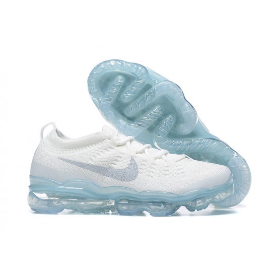 Air VaporMax 2023 Flyknit Pure Donna/Uomo Platinum Bianco Blu DV1678-002 Scarpe Da Ginnastica