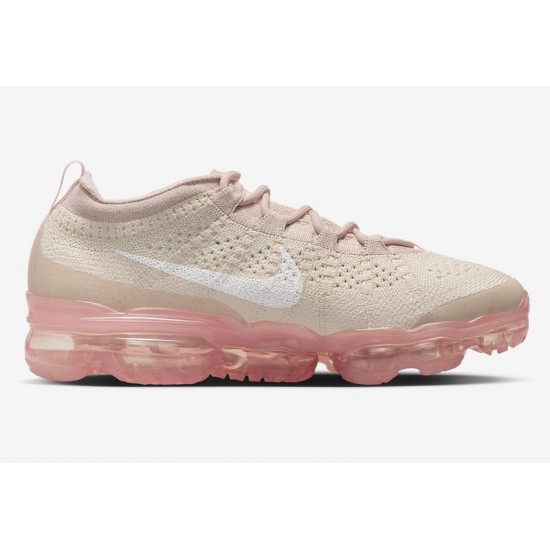 Donna Air VaporMax 2023 Flyknit Oatmeal Rosa DV6840-101 Scarpe Da Ginnastica