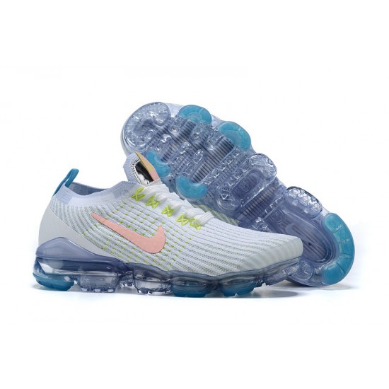 Donna/Uomo Air VaporMax Flyknit 3 Bianco Blu AJ6900-003 Scarpe Da Ginnastica