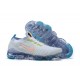 Donna/Uomo Air VaporMax Flyknit 3 Bianco Blu AJ6900-003 Scarpe Da Ginnastica