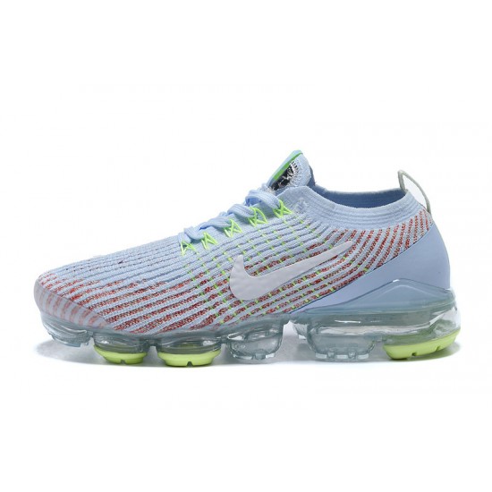 Donna/Uomo Air VaporMax Flyknit 3 Bianco Blu AJ6910-200 Scarpe Da Ginnastica