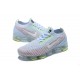 Donna/Uomo Air VaporMax Flyknit 3 Bianco Blu AJ6910-200 Scarpe Da Ginnastica