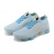 Donna/Uomo Air VaporMax Flyknit 3 Bianco Blu AJ6910-500 Scarpe Da Ginnastica