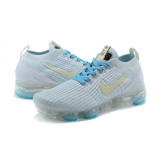 Donna/Uomo Air VaporMax Flyknit 3 Bianco Blu AJ6910-500 Scarpe Da Ginnastica