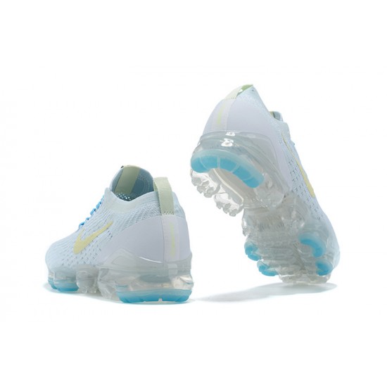 Donna/Uomo Air VaporMax Flyknit 3 Bianco Blu AJ6910-500 Scarpe Da Ginnastica