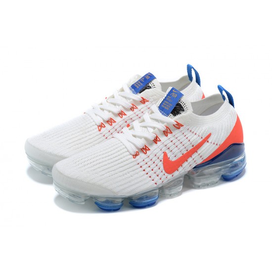 Donna/Uomo Air VaporMax Flyknit 3 Bianco Blu CZ7994-100 Scarpe Da Ginnastica