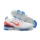 Donna/Uomo Air VaporMax Flyknit 3 Bianco Blu CZ7994-100 Scarpe Da Ginnastica