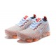 Donna/Uomo Air VaporMax Flyknit 3 Bianco Arancione AJ6910-400 Scarpe Da Ginnastica