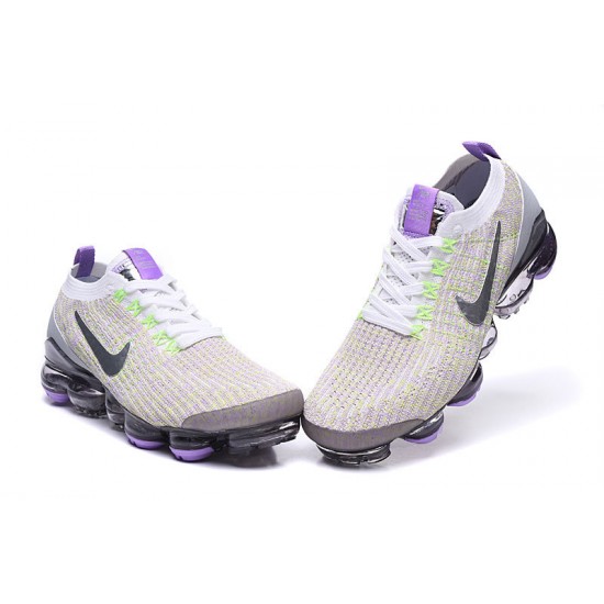 Donna/Uomo Air VaporMax Flyknit 3 Bianco Viola AJ6900-102 Scarpe Da Ginnastica