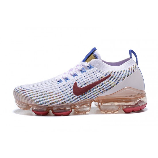 Donna/Uomo Air VaporMax Flyknit 3 Bianco Rosso AJ6910-501 Scarpe Da Ginnastica