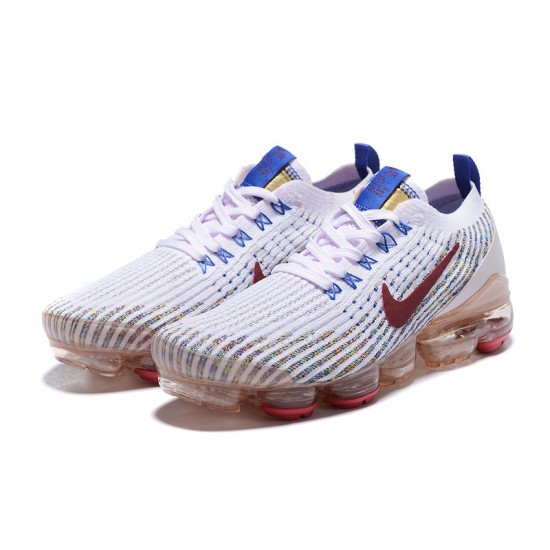 Donna/Uomo Air VaporMax Flyknit 3 Bianco Rosso AJ6910-501 Scarpe Da Ginnastica