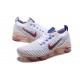 Donna/Uomo Air VaporMax Flyknit 3 Bianco Rosso AJ6910-501 Scarpe Da Ginnastica