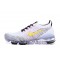 Donna/Uomo Air VaporMax Flyknit 3 Bianco Giallo AJ6900-103 Scarpe Da Ginnastica