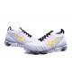 Donna/Uomo Air VaporMax Flyknit 3 Bianco Giallo AJ6900-103 Scarpe Da Ginnastica