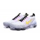 Donna/Uomo Air VaporMax Flyknit 3 Bianco Giallo AJ6900-103 Scarpe Da Ginnastica