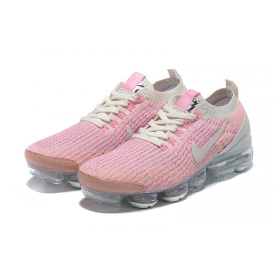 Donna Air VaporMax Flyknit 3 Rosa Bianco AJ6910-008 Scarpe Da Ginnastica