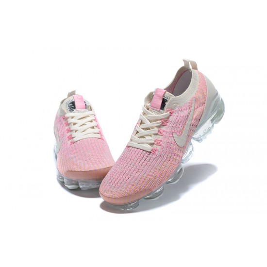 Donna Air VaporMax Flyknit 3 Rosa Bianco AJ6910-008 Scarpe Da Ginnastica