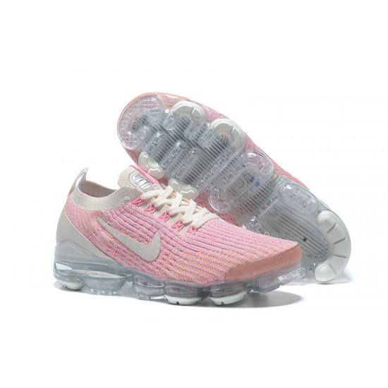 Donna Air VaporMax Flyknit 3 Rosa Bianco AJ6910-008 Scarpe Da Ginnastica