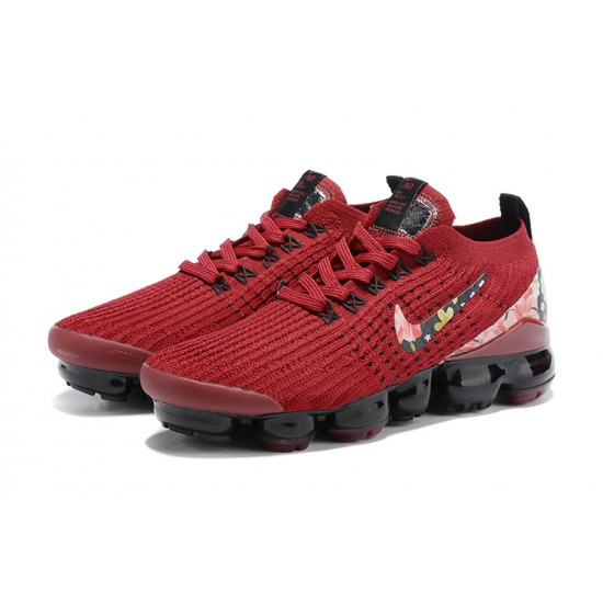 Donna Air VaporMax Flyknit 3 Rosso Nero CT1274 -600 Scarpe Da Ginnastica