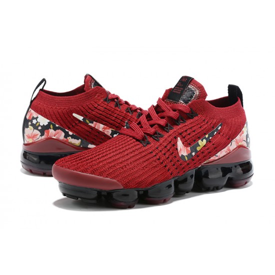 Donna Air VaporMax Flyknit 3 Rosso Nero CT1274 -600 Scarpe Da Ginnastica