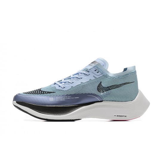 Donna/Uomo ZoomX VaporFly NEXT% Nero Blu Scarpe Da Ginnastica 