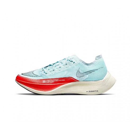 Donna/Uomo ZoomX VaporFly NEXT% Blu Rosso Scarpe Da Ginnastica 