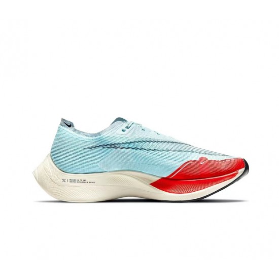 Donna/Uomo ZoomX VaporFly NEXT% Blu Rosso Scarpe Da Ginnastica 