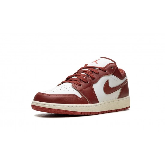 Nike Air Jordan 1 Low Scuola elementare DUNE RED FJ3465-160 Scarpe